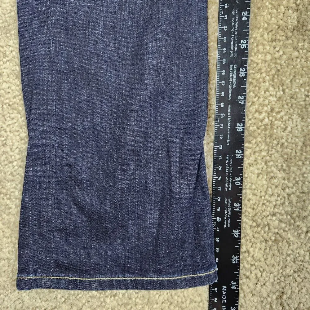 Citizens Of Humanity Dark Blue Straight Leg Jeans - Picture 13 of 15